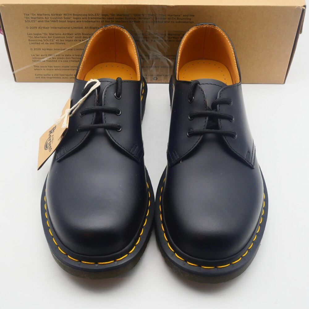 NEW Dr. Martens 1461 Shoes Women's 9 Smooth Leather Oxford Black - Picture 6 of 10